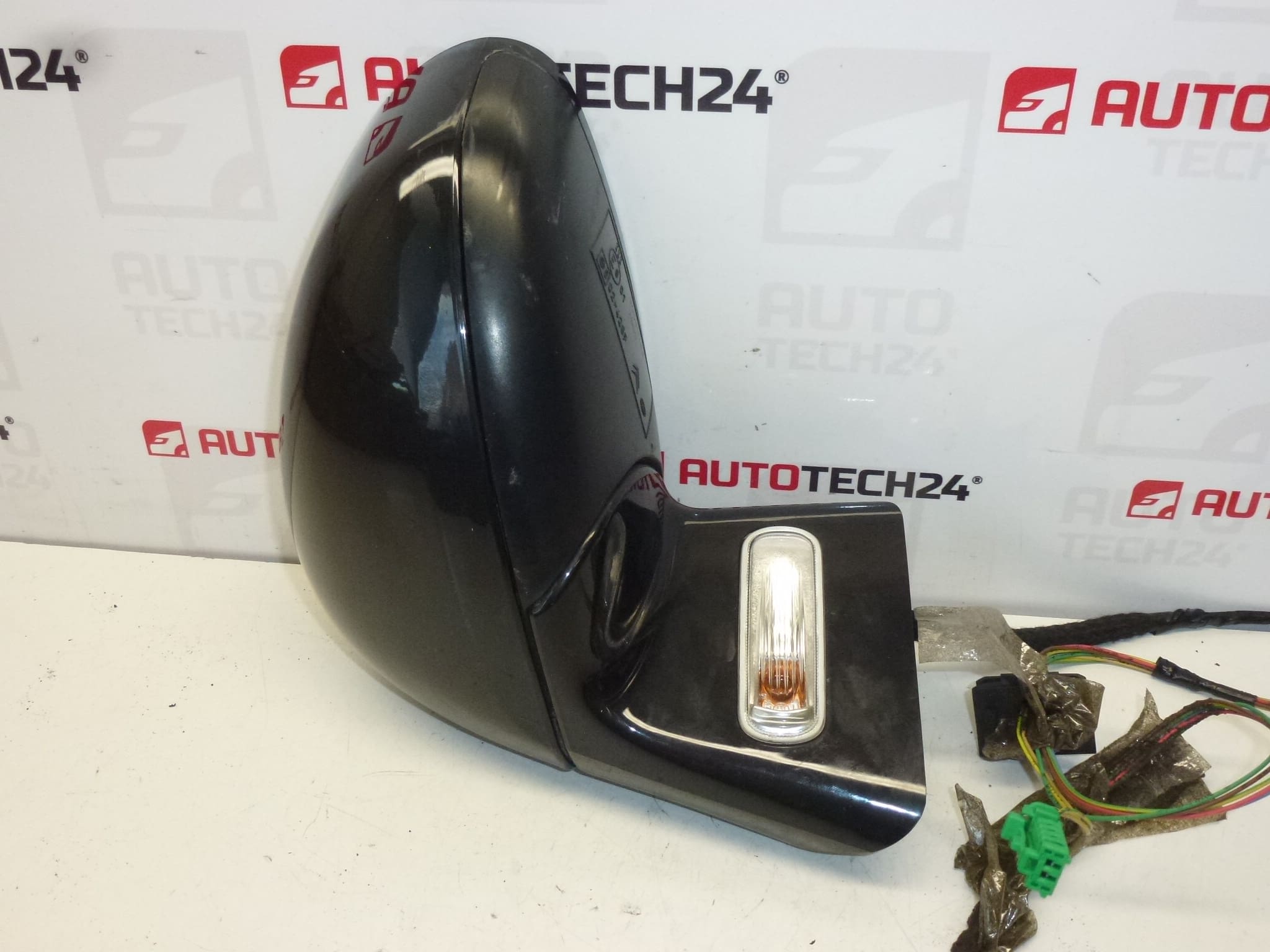 Αριστερός Μεταλλικός Μαύρος Καθρέφτης Αυτοκινήτου Citroën C4 8149EL - Image 2