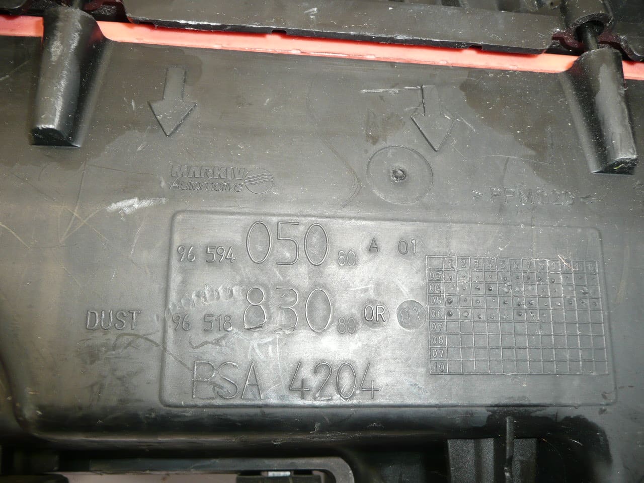 Φίλτρο κουτιού Citroën Peugeot 1.6 HDI 9659405080 9651883080 1420N9 - Image 2