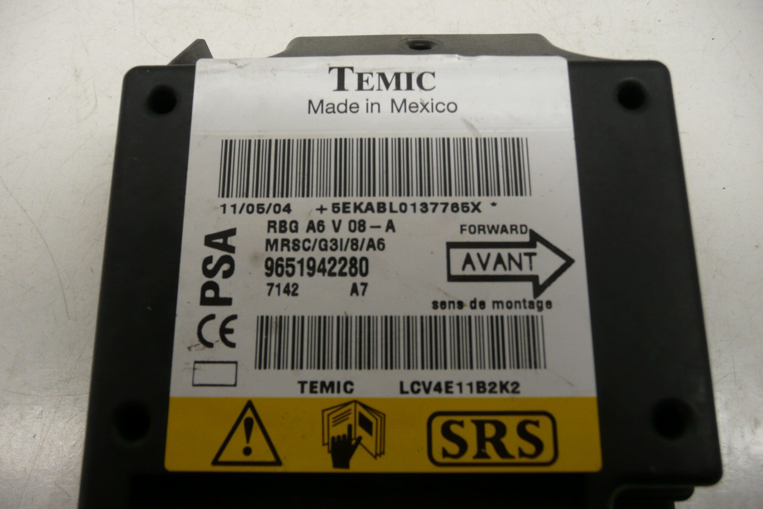 Μονάδα αερόσακων Citroën C2 C3 9651942280 - Image 2