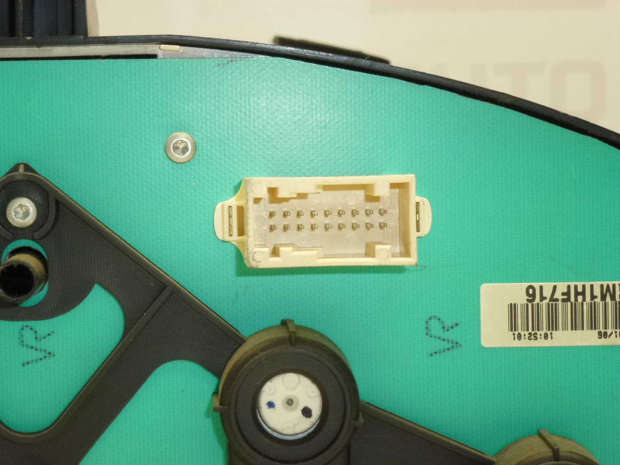 Ταχύμετρο 176 χιλ. χλμ Peugeot 206 9656696280 - Image 2