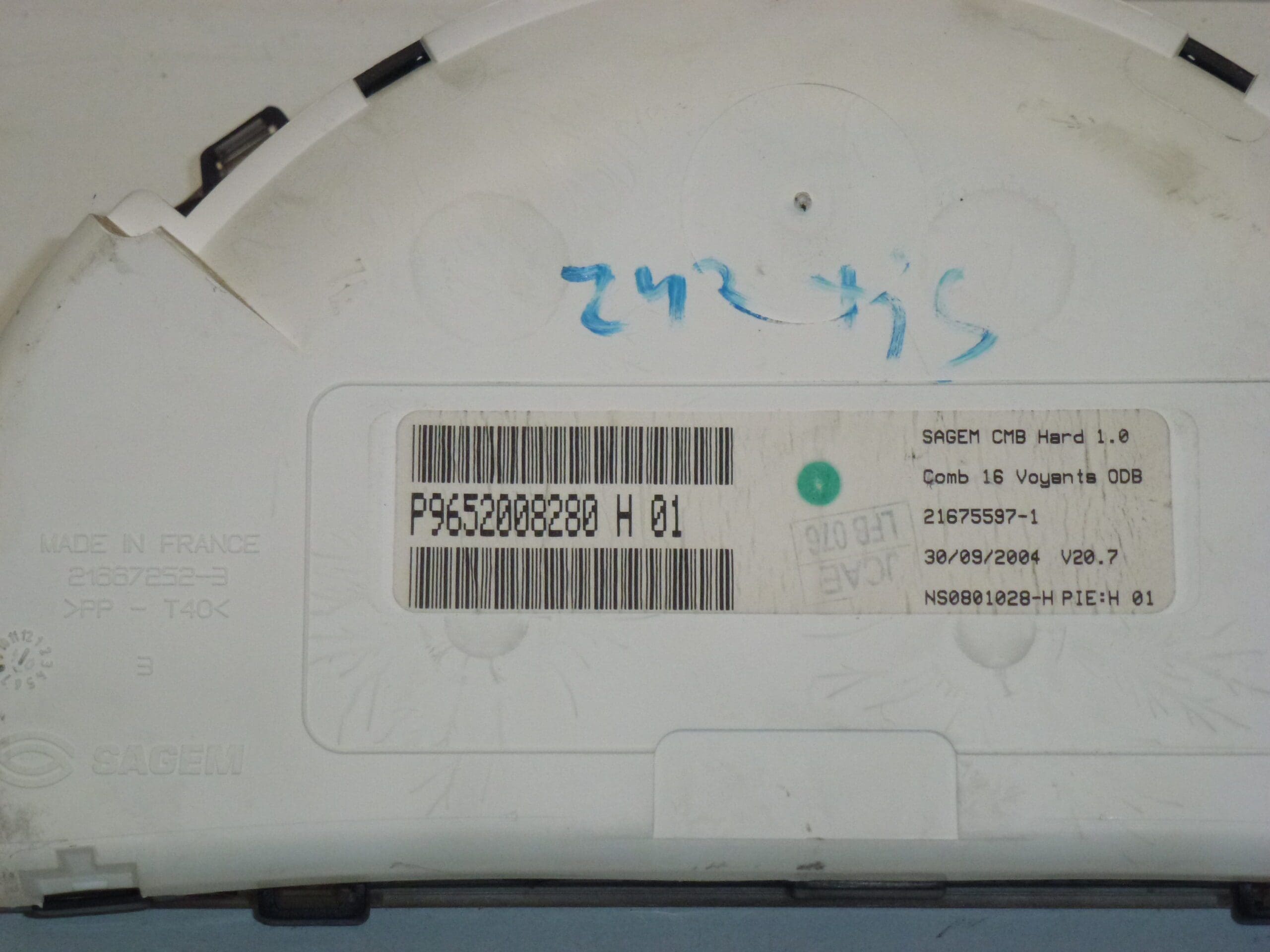 Ταχόμετρο Citroën C2 C3 242000 χλμ 9652008280 6105EV - Image 2