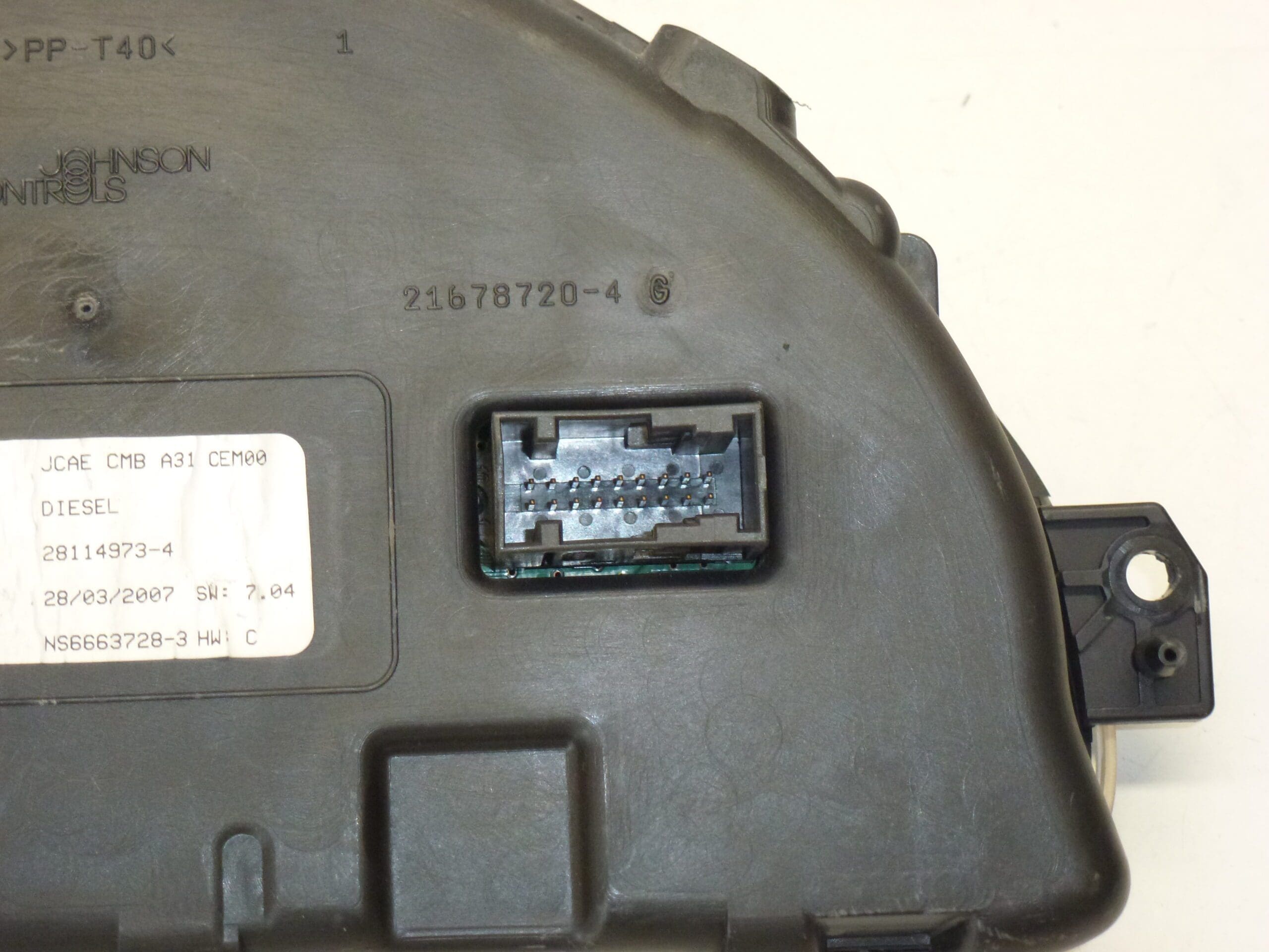 Ταχόμετρο Citroën C2 C3 χιλιομετρική απόσταση 106000 km 9660225880 6105WL - Image 2