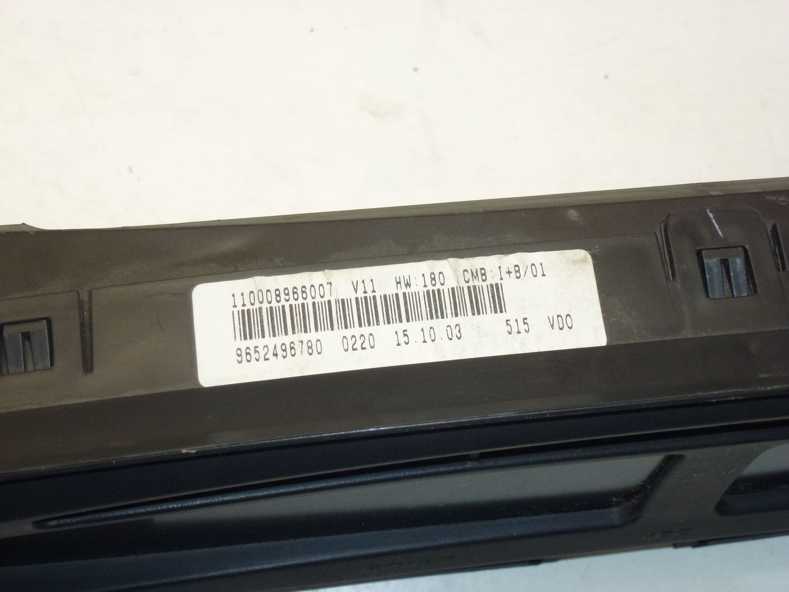 Ταχύμετρο Citroën Xsara Picasso 9652496780 - Image 2