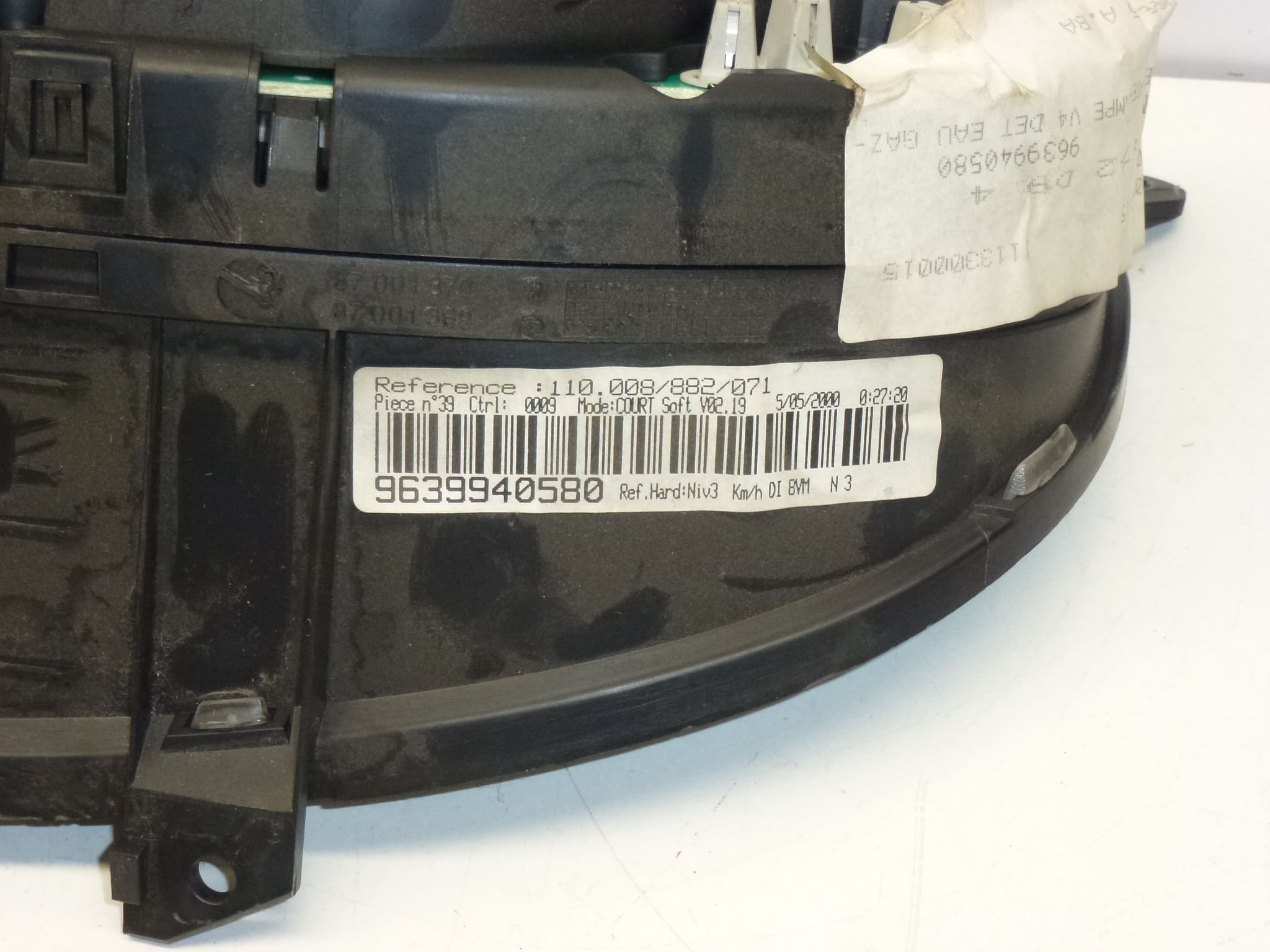 Ταχόμετρο Peugeot 406 2.0 HDI 9639940580 610479 - Image 2