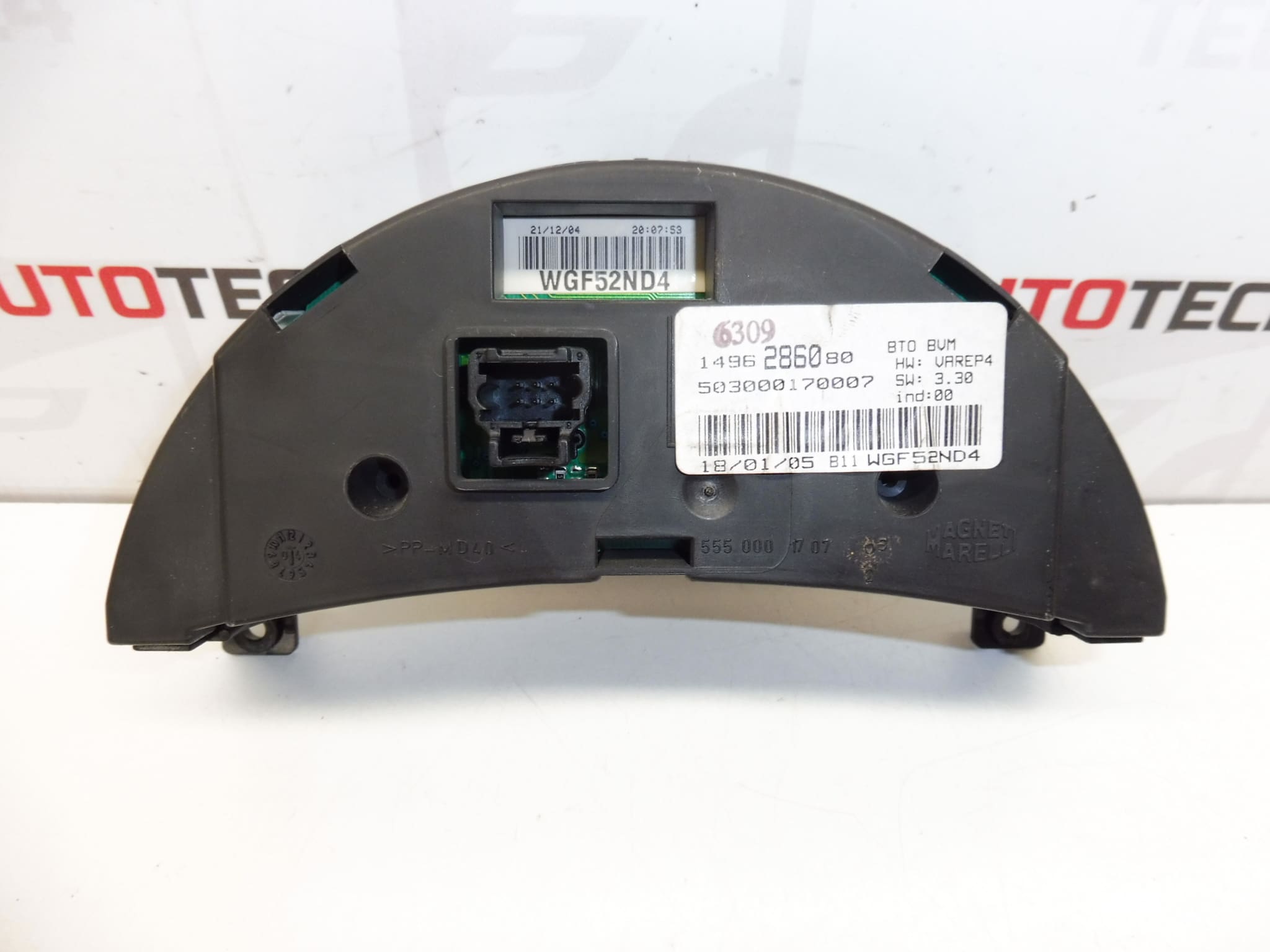 Οθόνη Magneti Marelli 222000 χλμ Citroën C8 Peugeot 807 1496286080 - Image 2