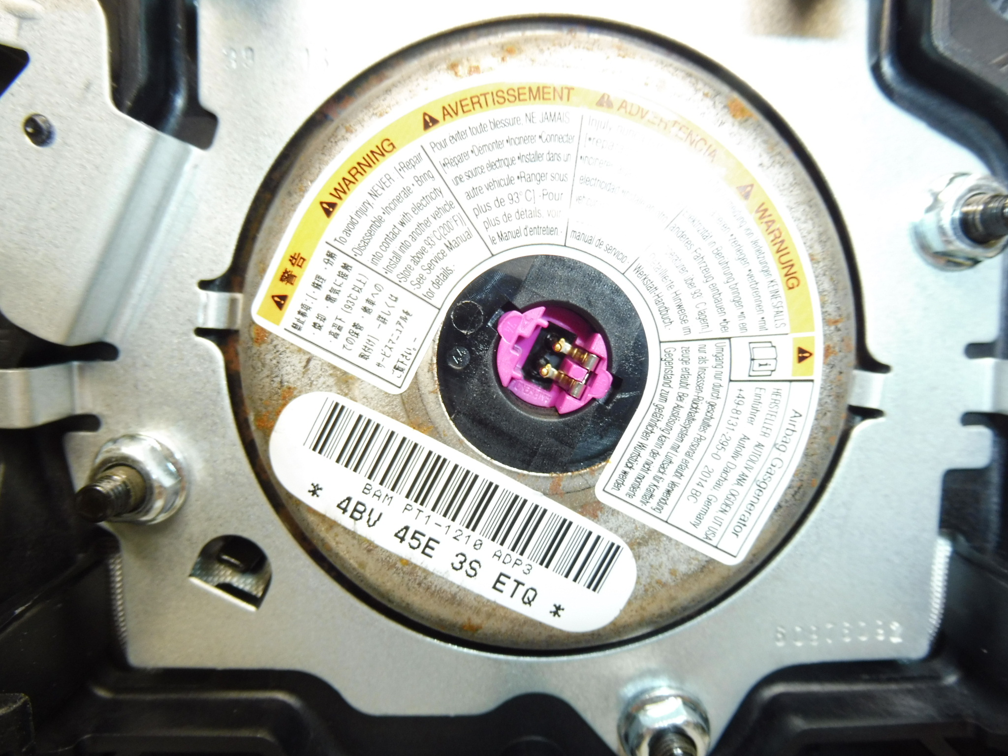 Αερόσακος οδηγού Citroën C3 Picasso 98019057ZD