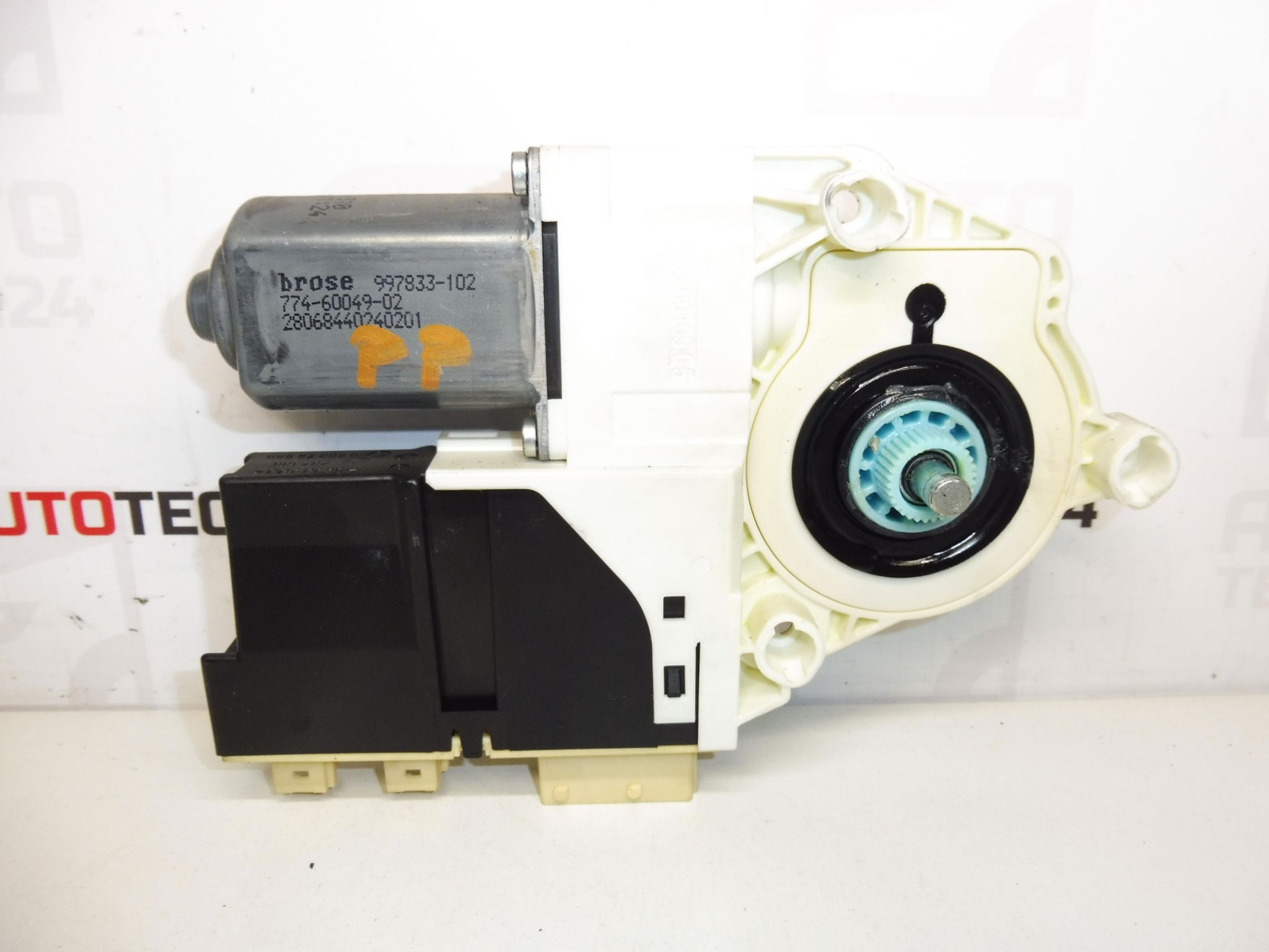 Μοτέρ με περιέλιξη μπροστινό δεξιό παράθυρο Citroën Peugeot 1400794680 9222AF