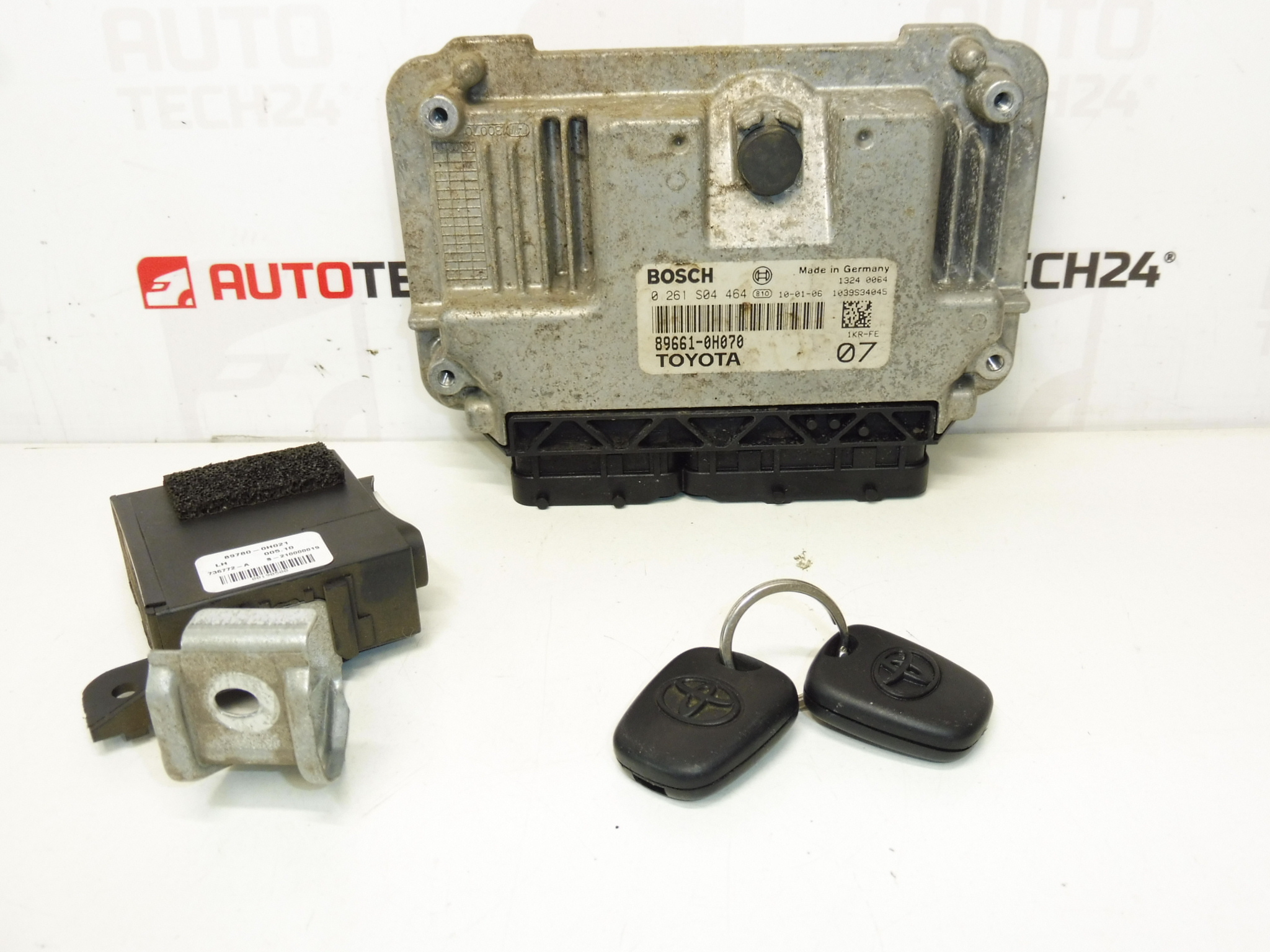 Bosch 1.0i 1KR ECU Kit 89661-0H070 0261S04464 1943FE and 89780-0H021