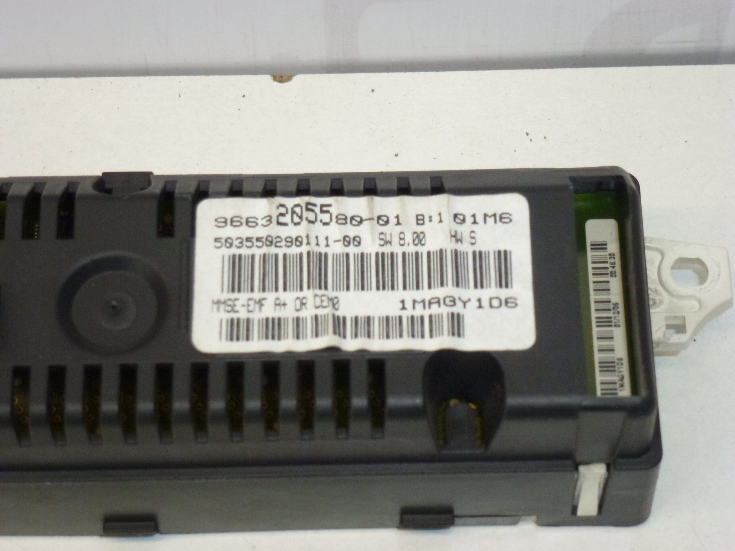 Οθόνη ραδιοφώνου υπολογιστή Peugeot 207 9663205580 6593F5