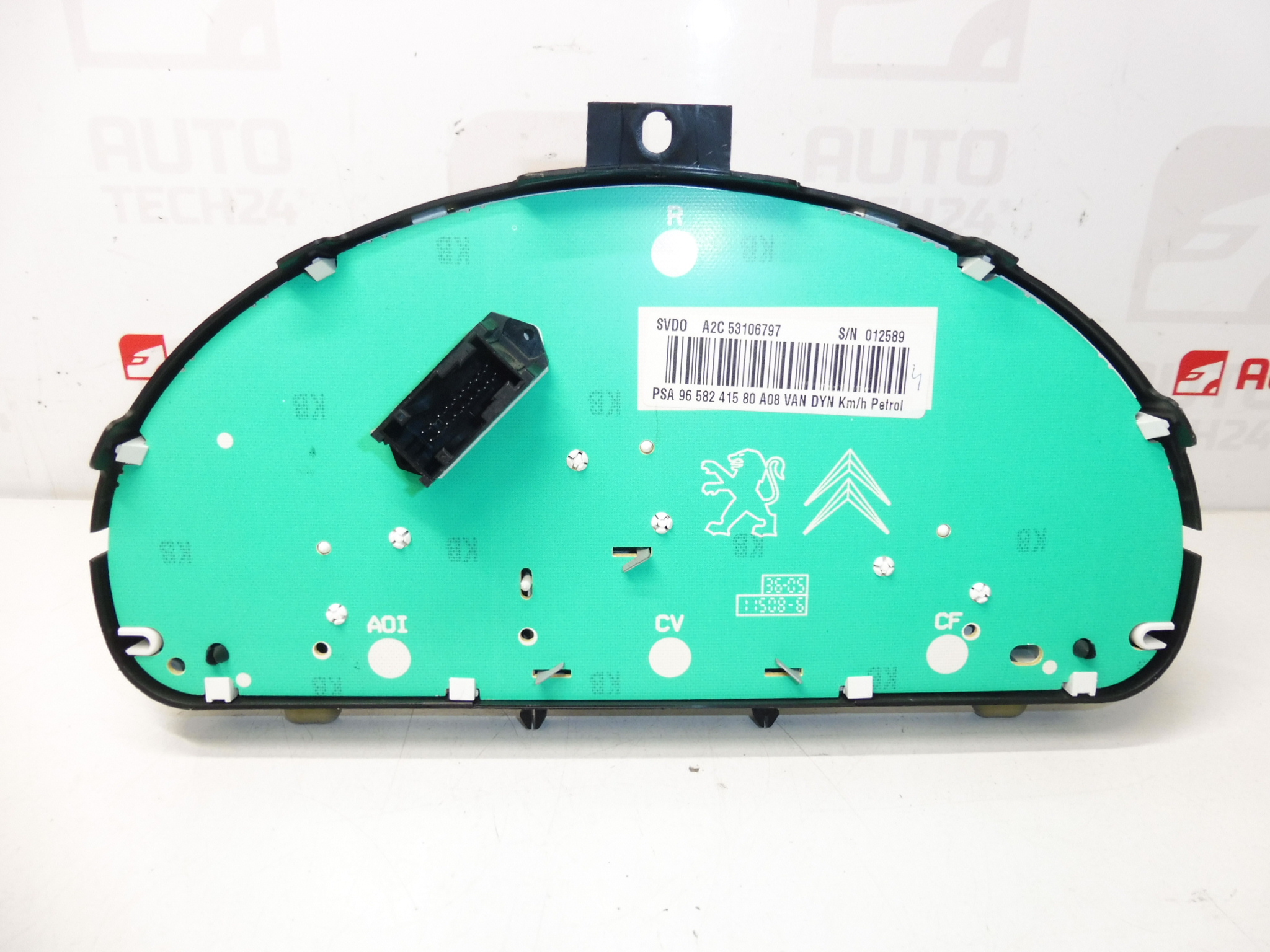 Ταχύμετρο με συναγερμούς, χιλιόμετρα 102000 km Peugeot 1007 9658241580 610652