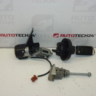 Σετ κλειδαριές συν ένα κλειδί Peugeot 207 4162KF 4162NW