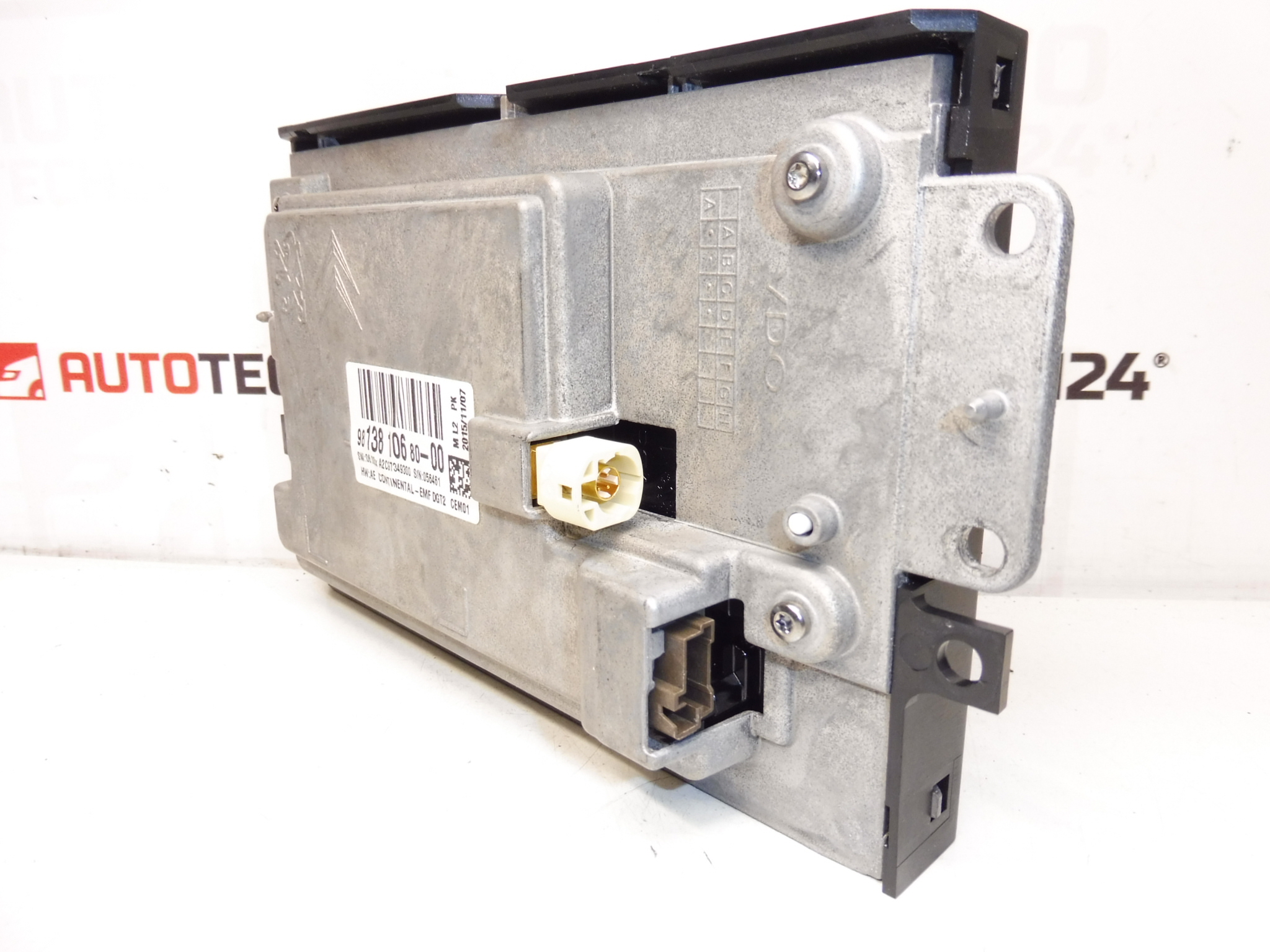 Οθόνη ραδιοφώνου υπολογιστή Citroen C4 II 9813810680