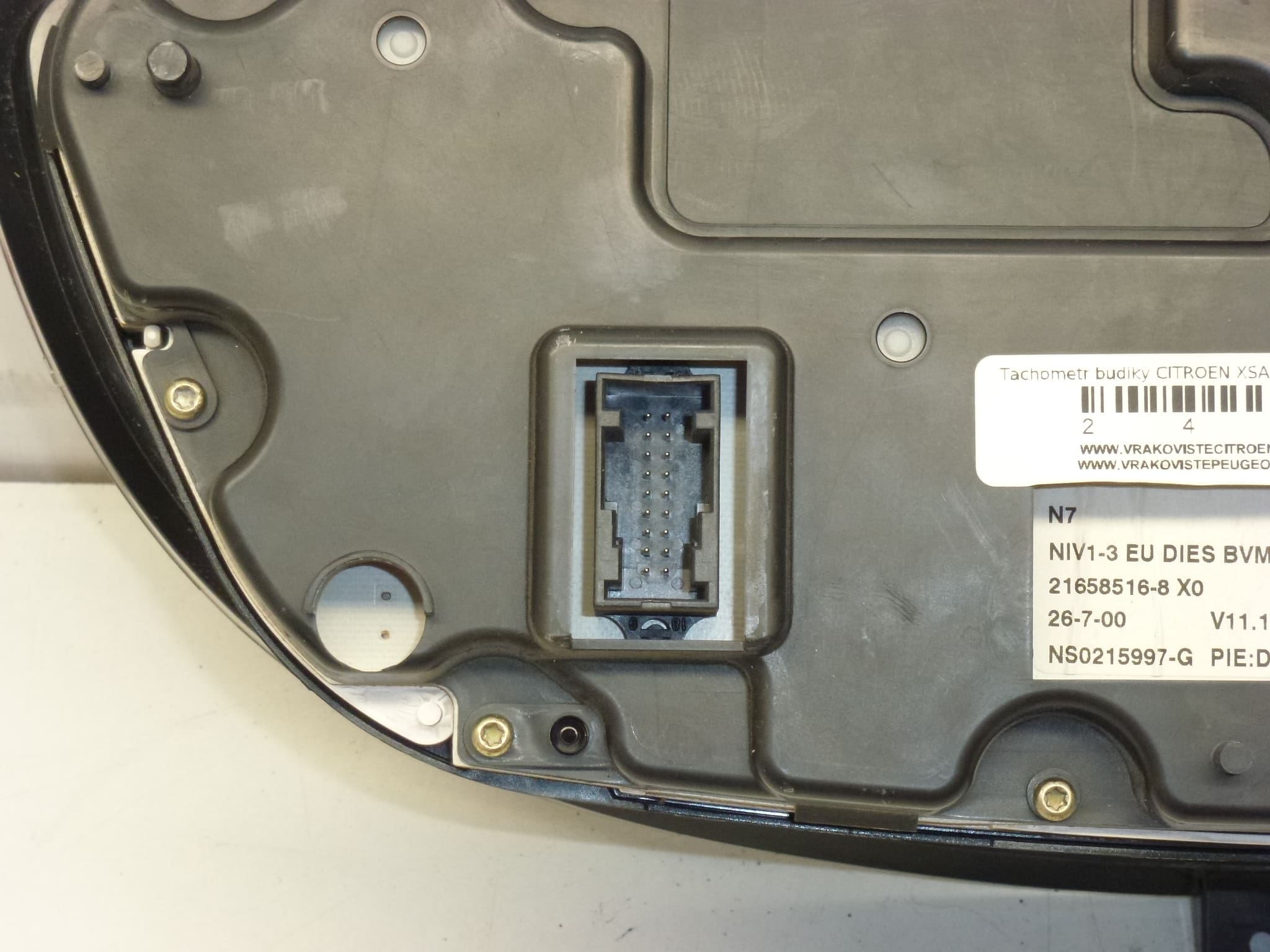 Ταχύμετρο με συναγερμούς Citroën Xsara Sagem 9639708580