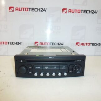 Ραδιόφωνο αυτοκινήτου με CD MP3 Citroën Peugeot 9663080277 657903