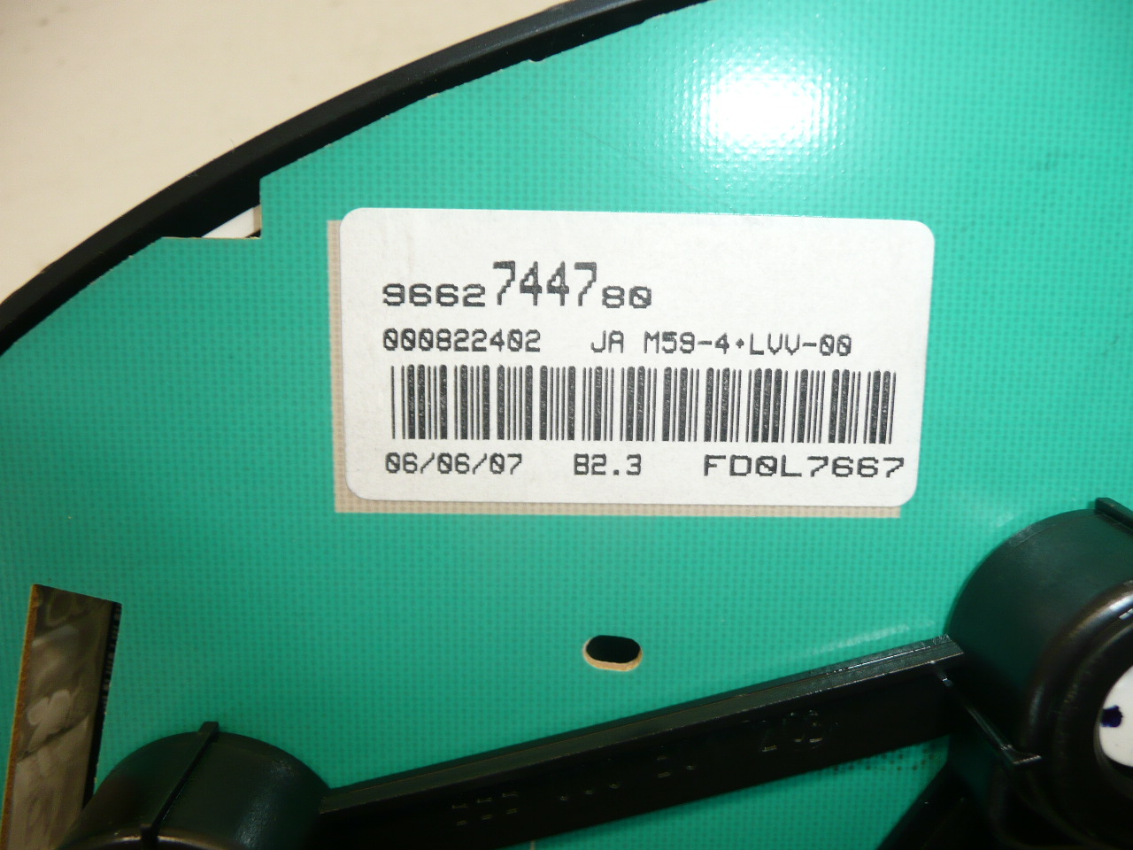 Ταχύμετρο cruise control Citroën Peugeot χιλιόμετρα 240000 km 9662744780 6105X5