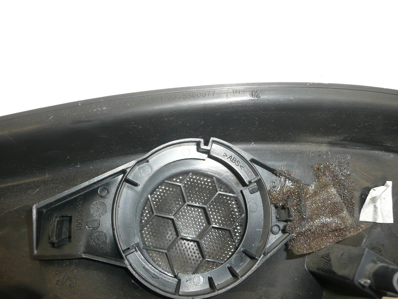 Peugeot 206 κάλυμμα καθρεπτών 96511489 9648300877 9015X6