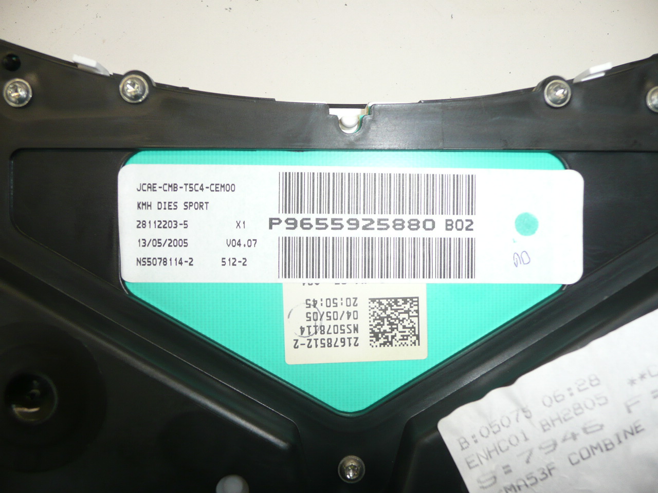 Ταχύμετρο Peugeot 307 II χιλιόμετρα 83 χιλιάδες. km 6106R9