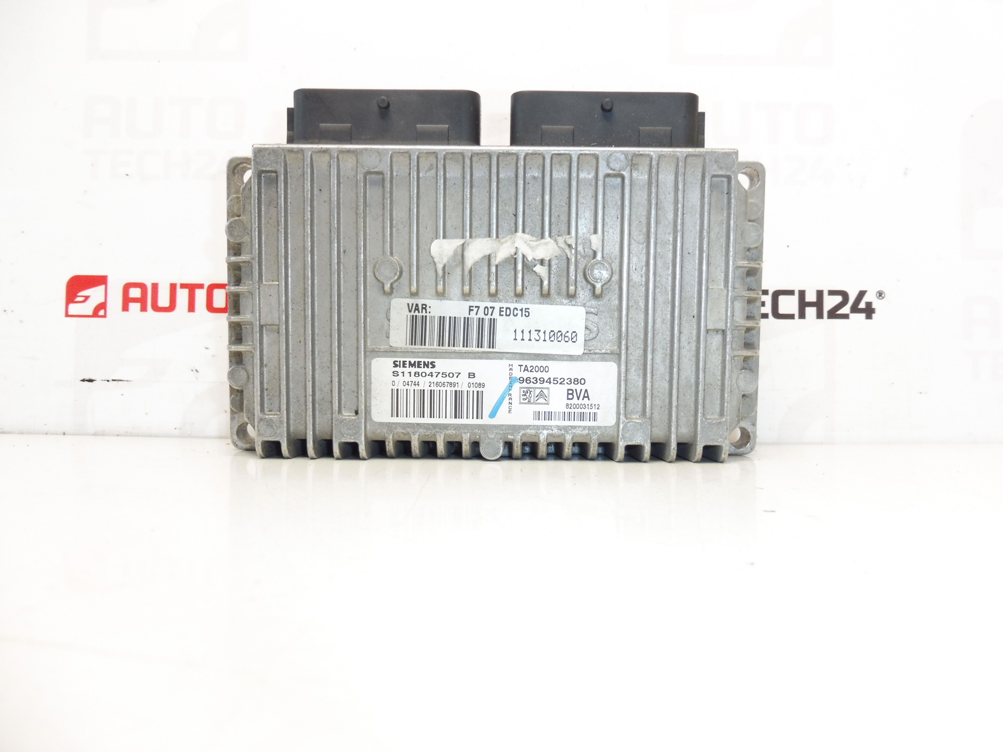 ECU Siemens TA200 Citroën C5 2.0 HDI 9639452380 S118047507 B
