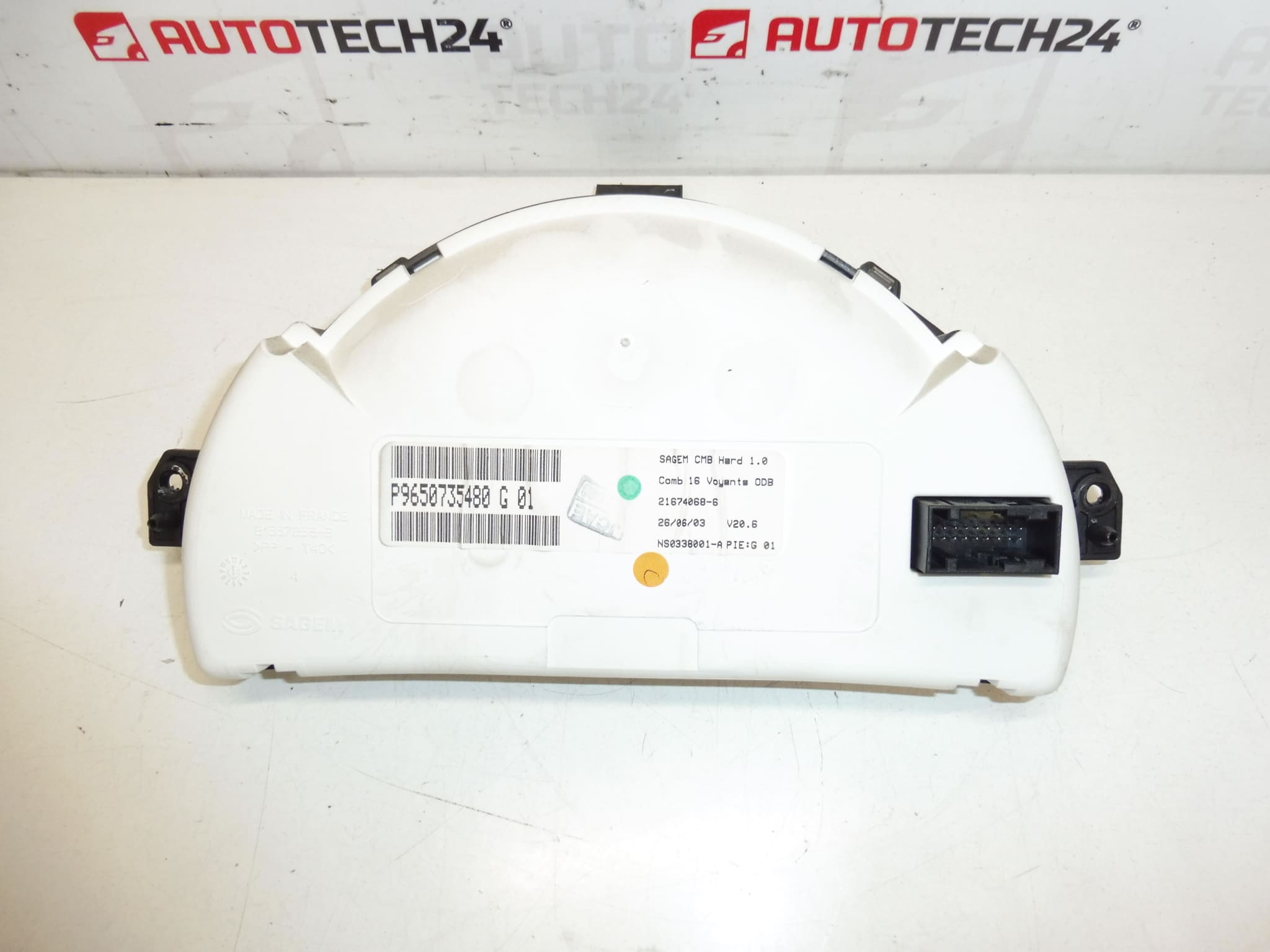 Ταχομέτρο Citroën C2 C3 sensodrive 145000 km 9650735480 - Image 2