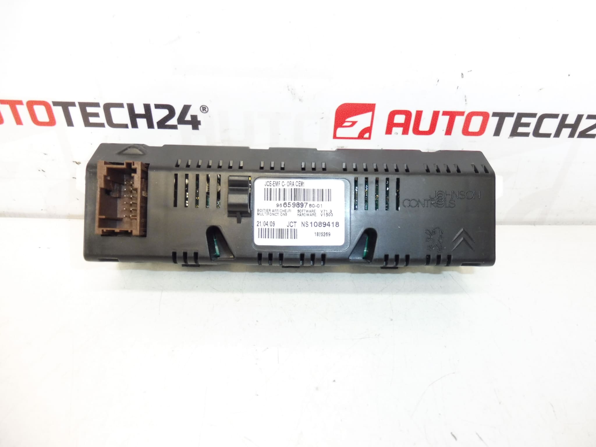 Οθόνη Ραδιοϋπολογιστή Citroën Peugeot 9665989780 9821852480 6593E6 - Image 2