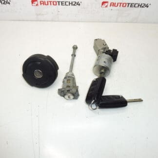 Σύνολο κλειδαριών 2 πλήκτρα Citroën C5 x7 4162NS 4162KF