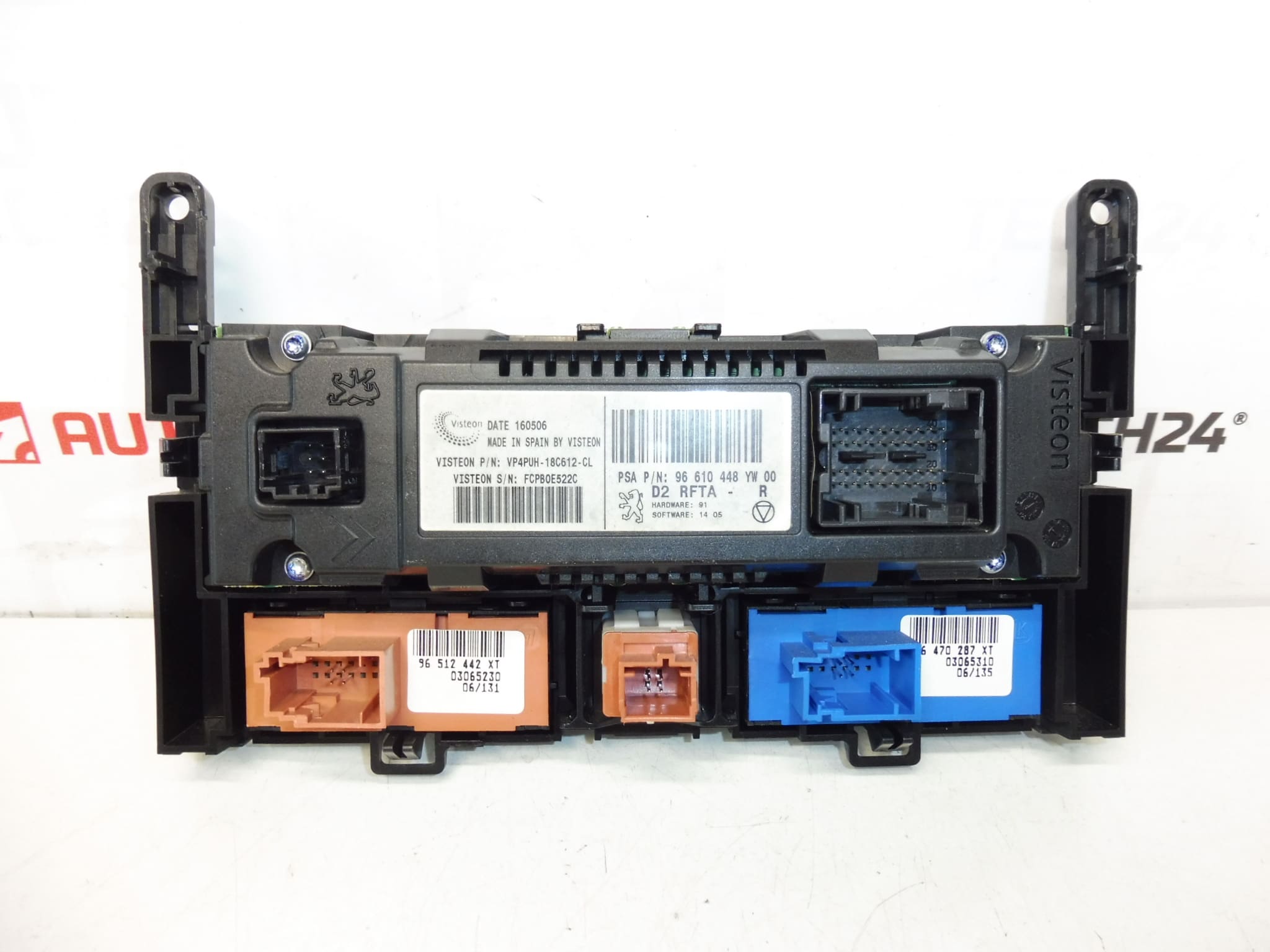 Έλεγχος θέρμανσης κλιματισμού Citroën Peugeot 96610448YW 6451SA 6451VC - Image 2