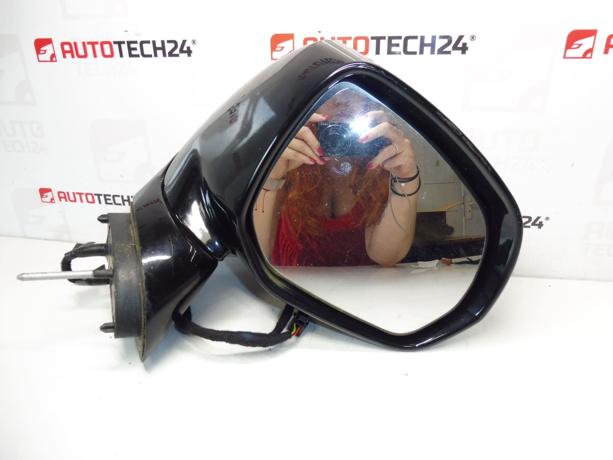 Δεξιός χρωμιωμένος καθρέφτης Citroën C3 Picasso 1609347580 - Image 2