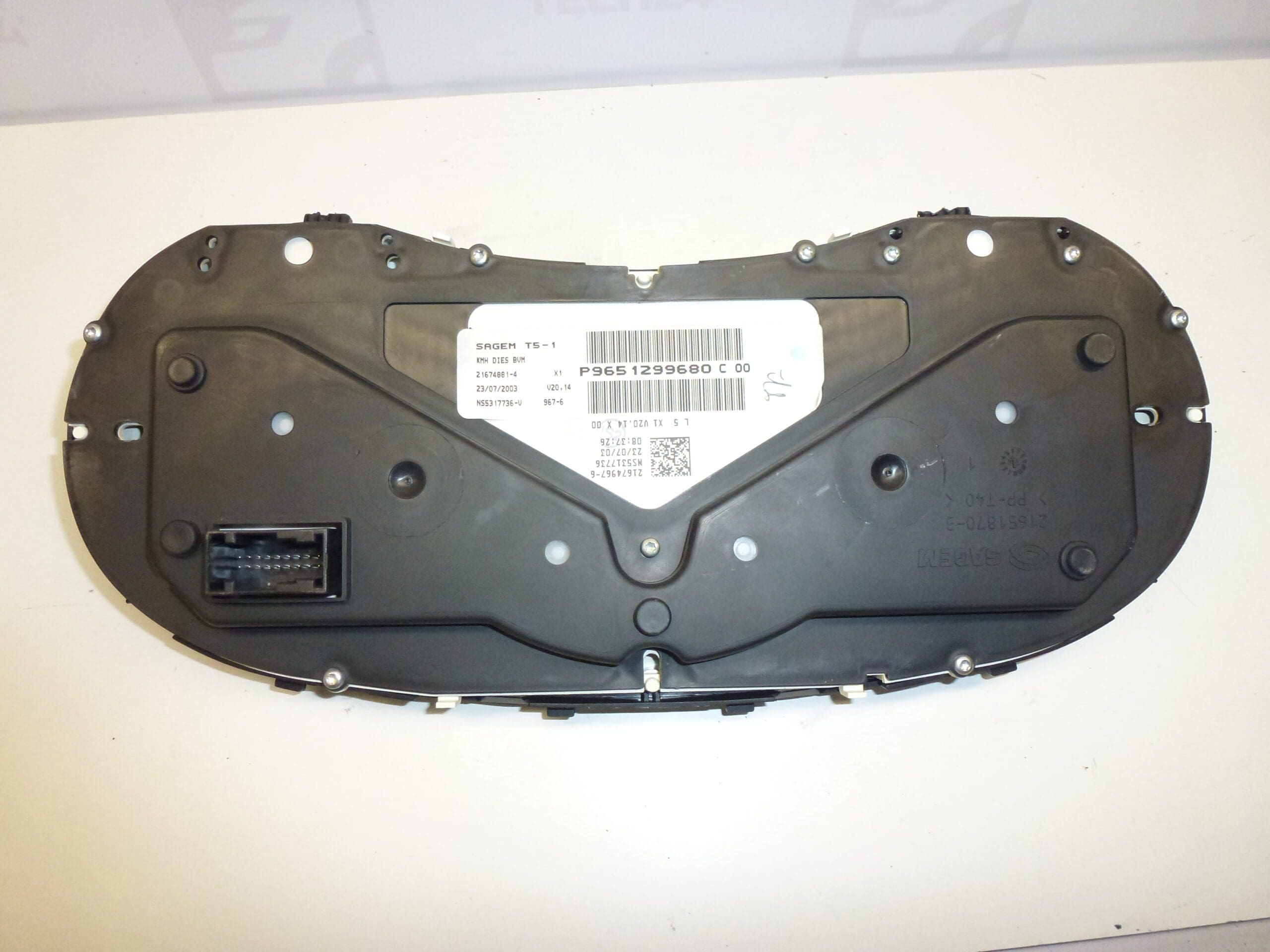 Ταχύμετρο Peugeot 307 168 χιλιάδες χλμ 9651299680 6104ZS