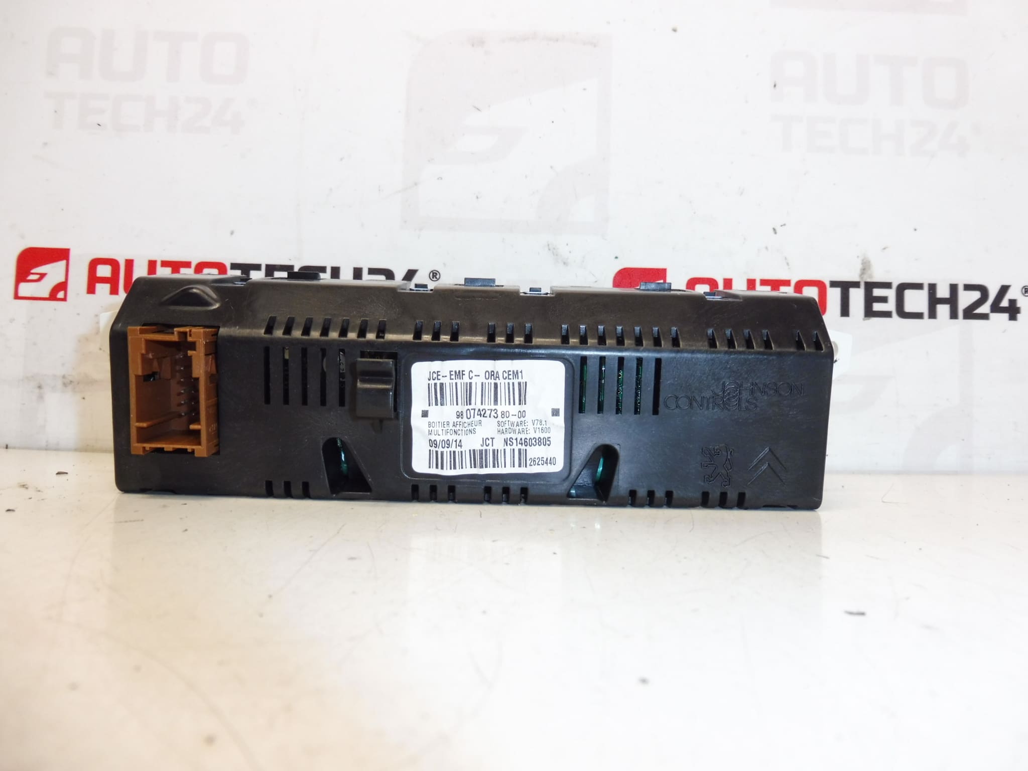 Οθόνη ραδιοφώνου υπολογιστή Peugeot 3008 5008 9807427380 9809842880 - Image 2