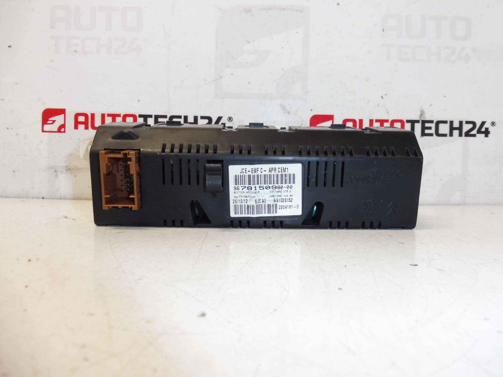 Οθόνη ραδιοφώνου υπολογιστή Peugeot 407 9678150980 659349 - Image 2