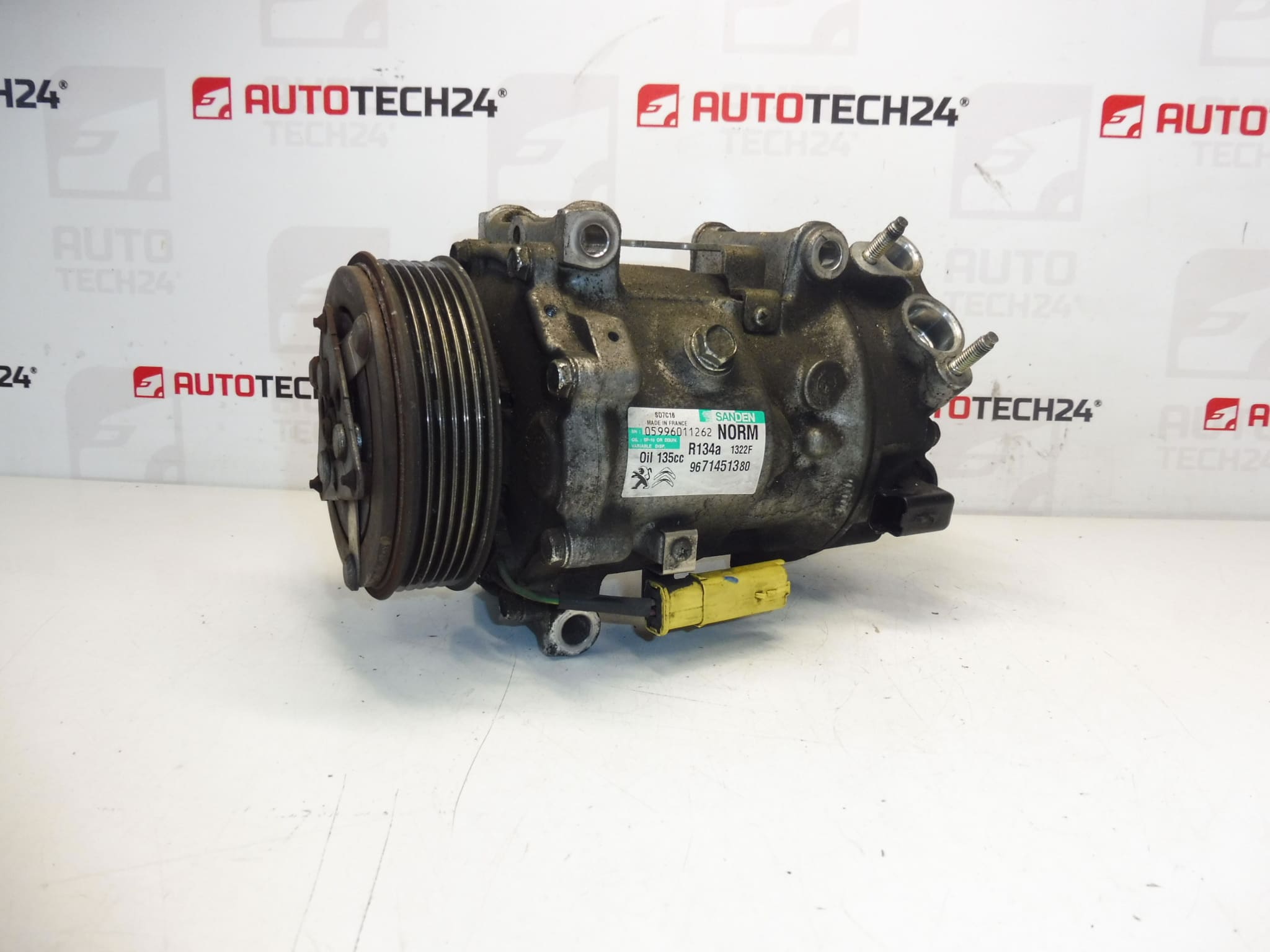 Συμπιεστής κλιματισμού Sanden SD7C16 9671451380 1322F 6453ZS