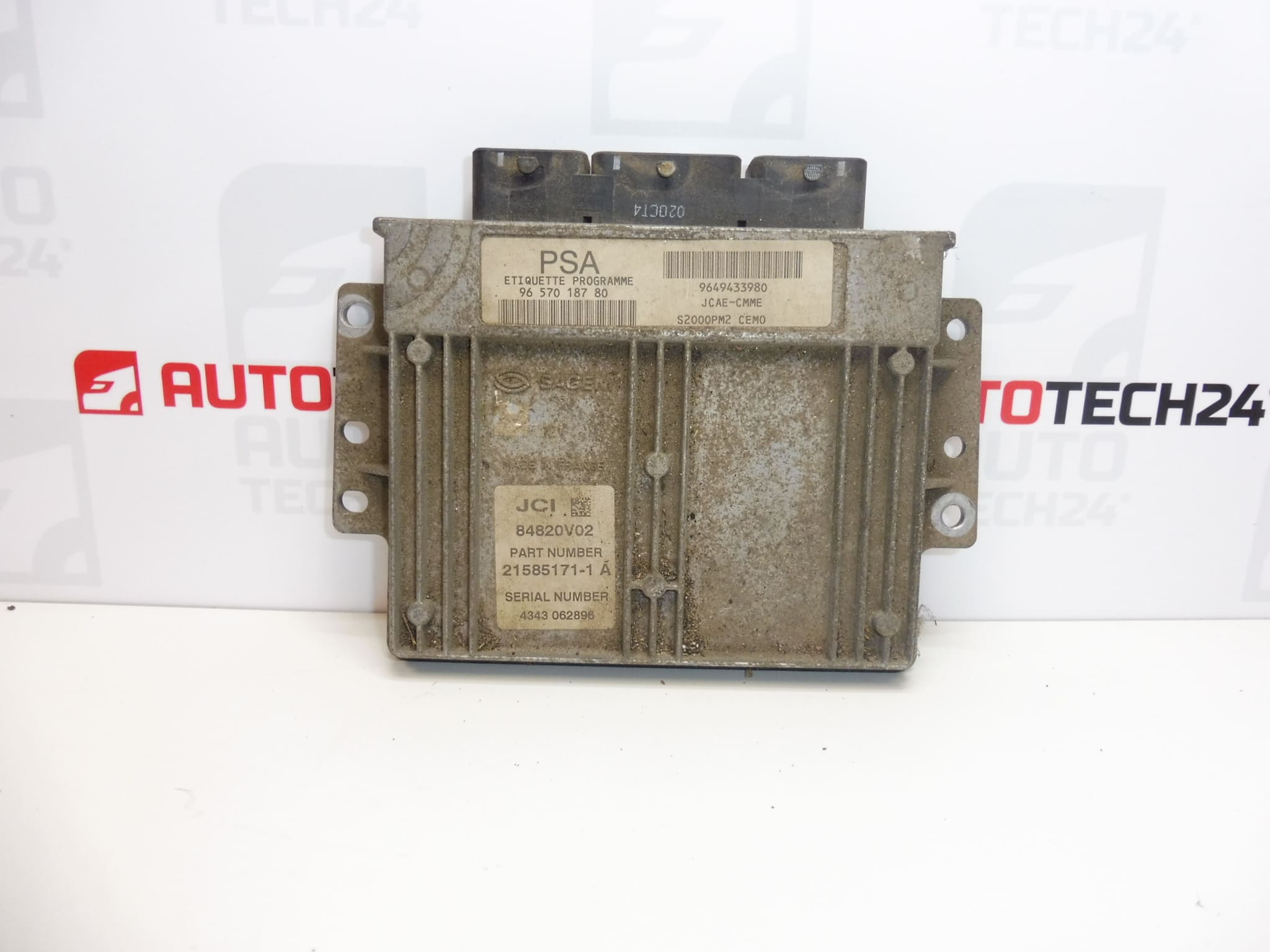 Εγκέφαλος ECU Sagem S2000PM2 Citroën Peugeot 9657018780 9649433980